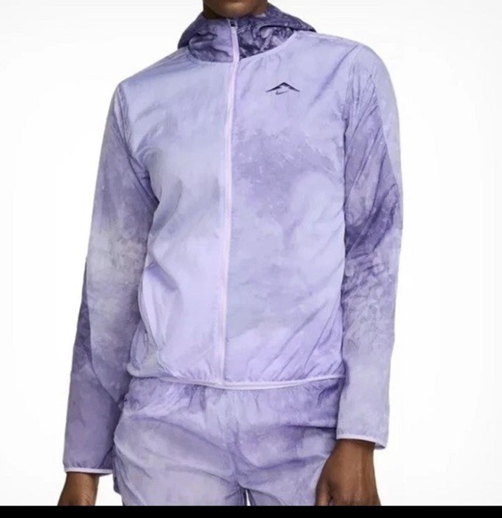 Nike Trail Repel Running Jacket Packable FN6853-512 Purple Women’s Size Large